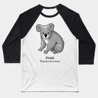 Endangered animals of Australia – Koala (Phascolarctos cinereus) Baseball T-Shirt